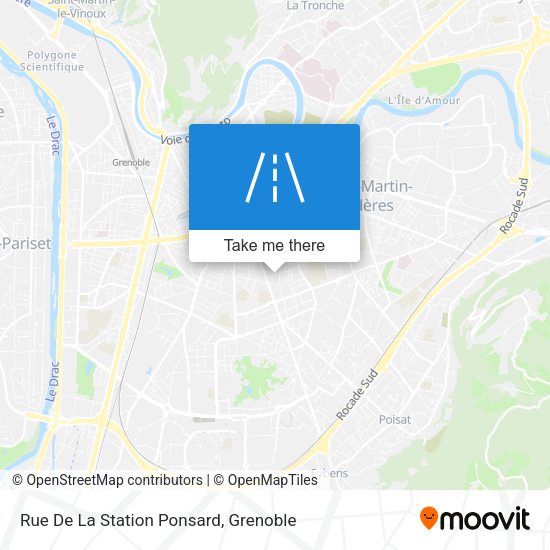 Rue De La Station Ponsard map