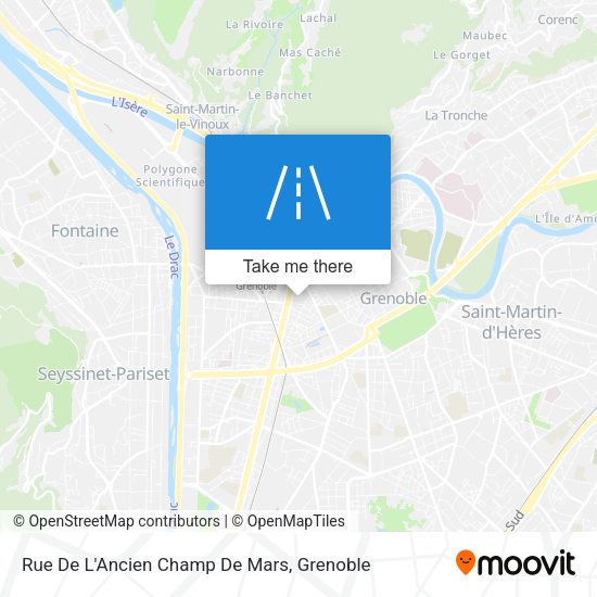 Rue De L'Ancien Champ De Mars map