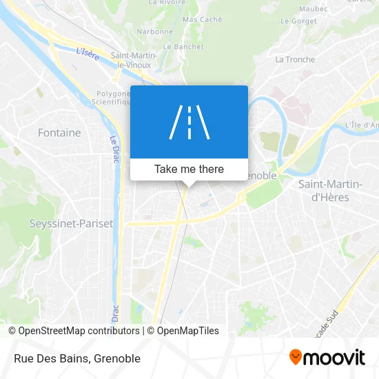 Rue Des Bains map
