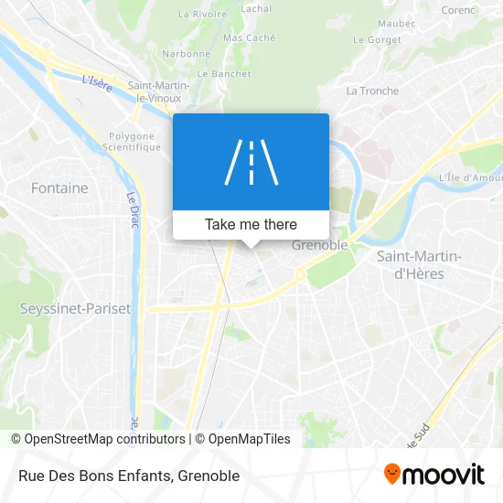Rue Des Bons Enfants map