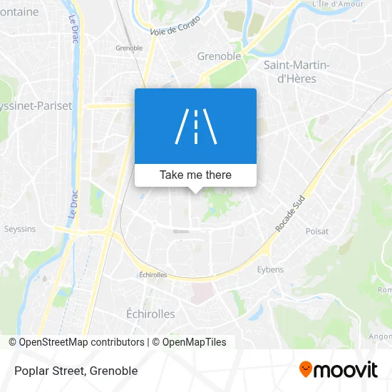 Rue Des Peupliers map