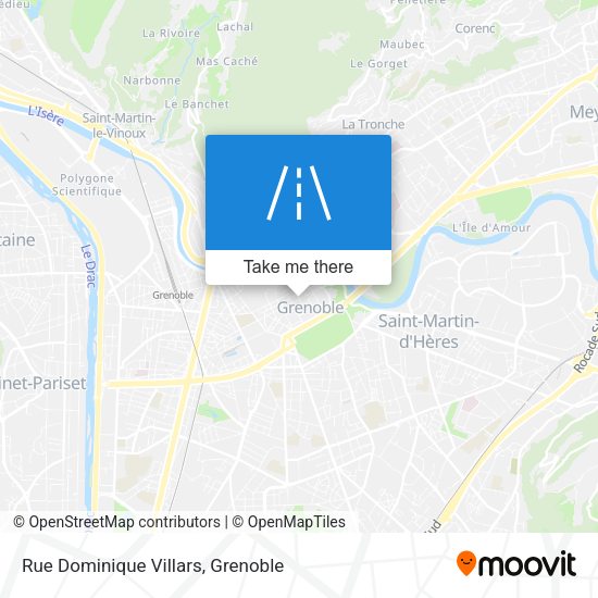 Rue Dominique Villars map