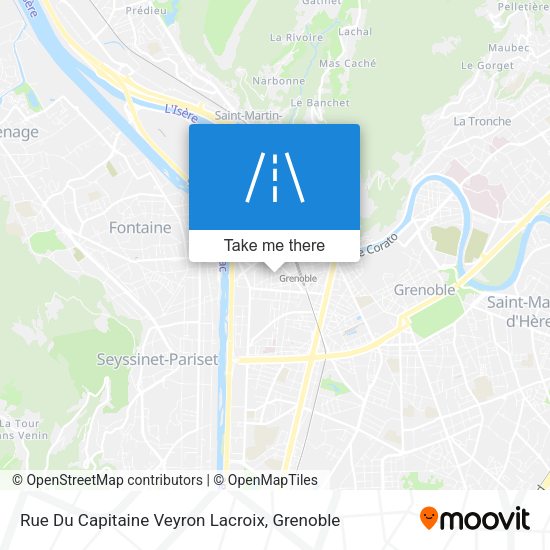 Rue Du Capitaine Veyron Lacroix map