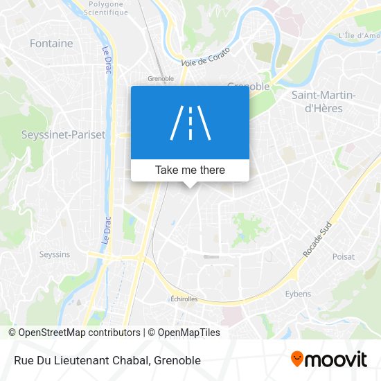 Rue Du Lieutenant Chabal map