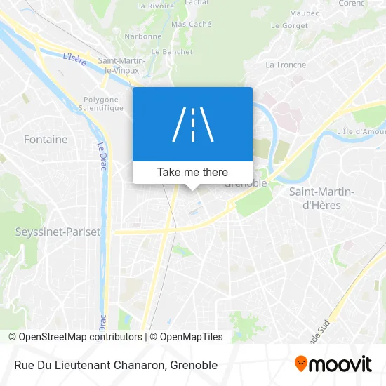 Rue Du Lieutenant Chanaron map