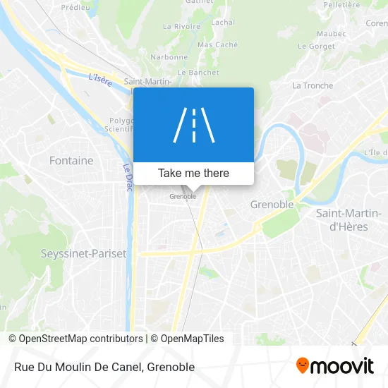 Rue Du Moulin De Canel map