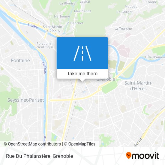 Rue Du Phalanstère map