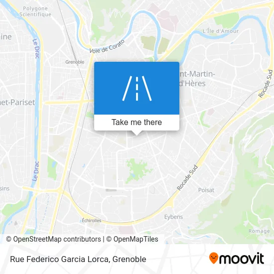 Rue Federico Garcia Lorca map