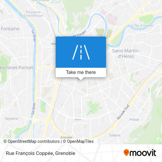Rue François Coppée map