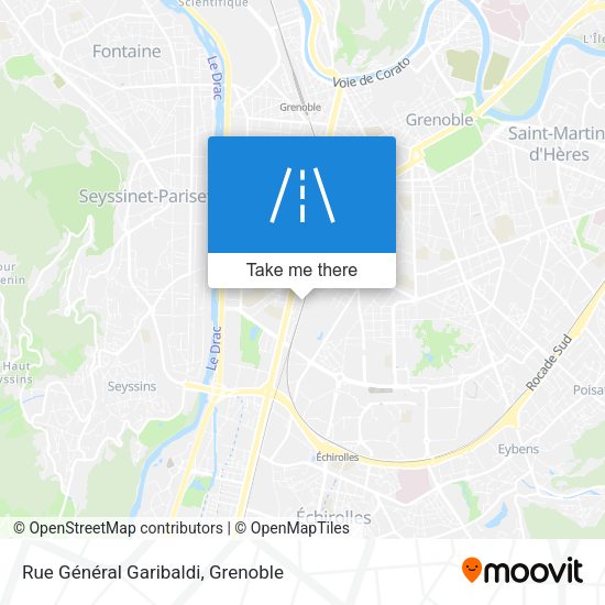 Rue Général Garibaldi map