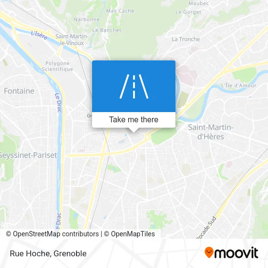 Rue Hoche map