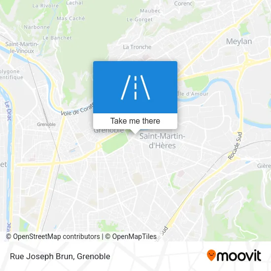 Rue Joseph Brun map