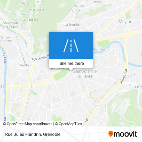 Rue Jules Flandrin map