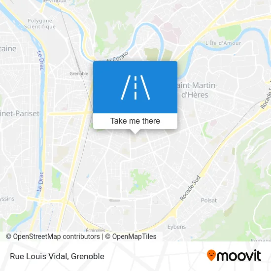 Rue Louis Vidal map