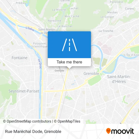 Rue Maréchal Dode map