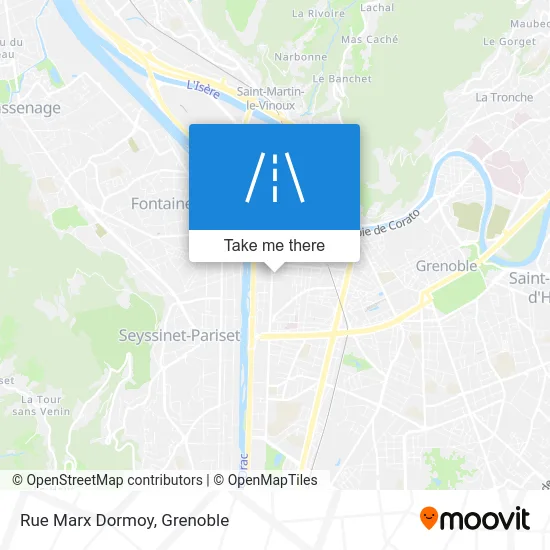 Rue Marx Dormoy map