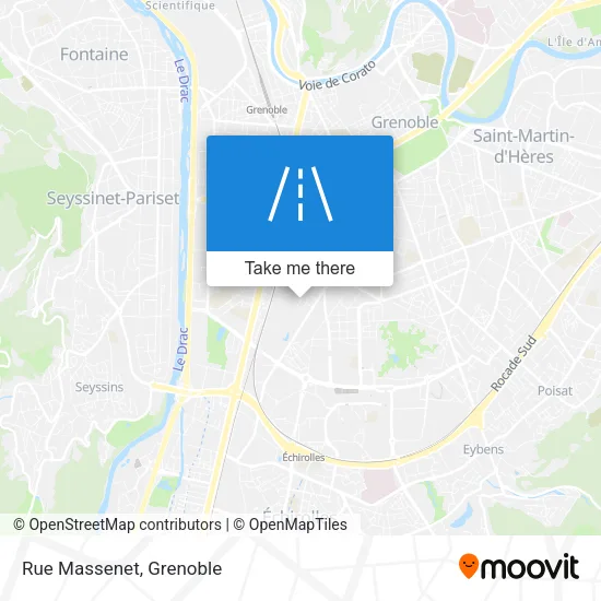 Rue Massenet map