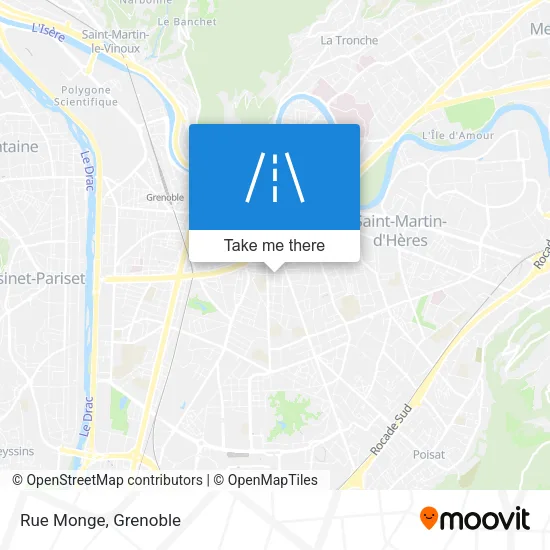 Rue Monge map