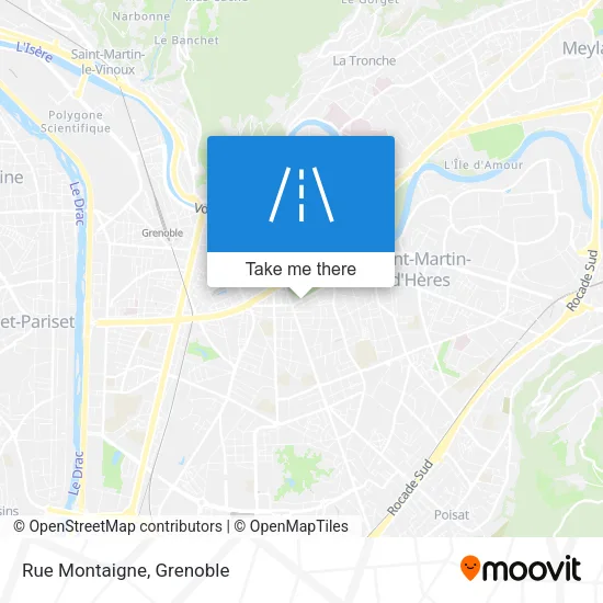 Rue Montaigne map