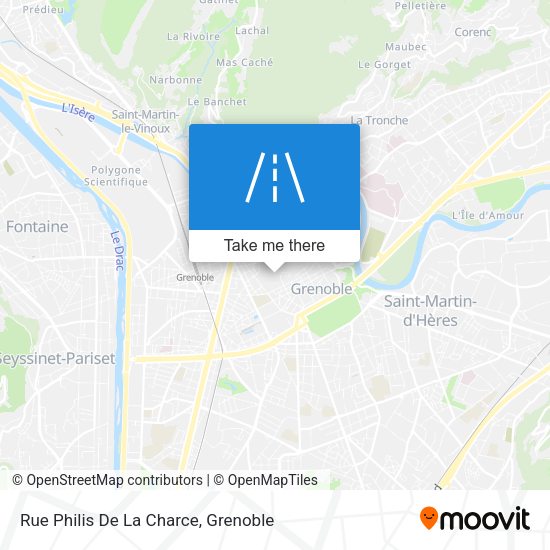 Rue Philis De La Charce map