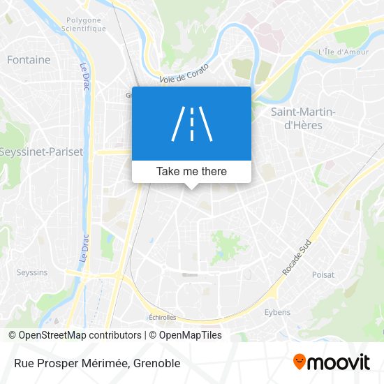 Rue Prosper Mérimée map