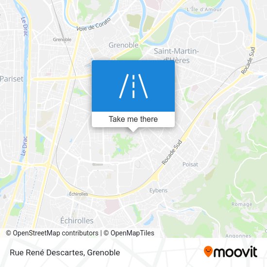 Rue René Descartes map