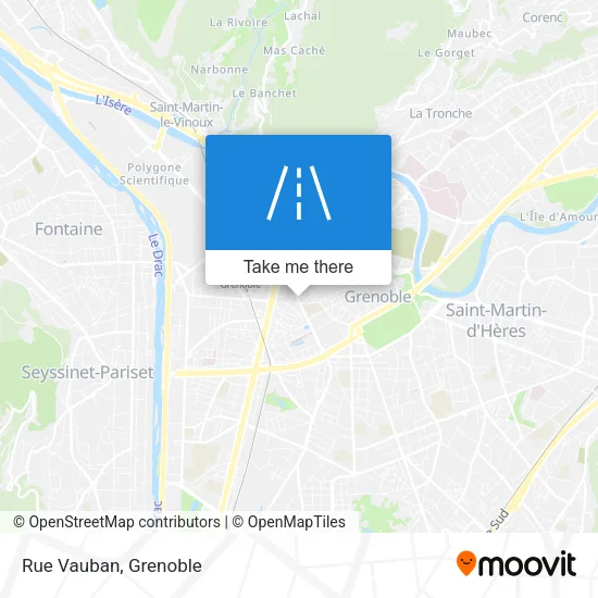 Rue Vauban map
