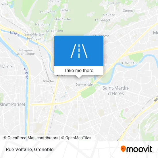 Rue Voltaire map