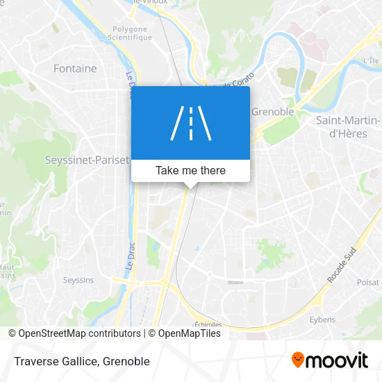 Traverse Gallice map