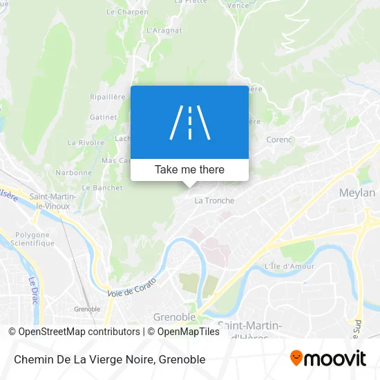 Chemin De La Vierge Noire map