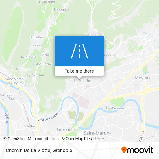 Chemin De La Viotte map