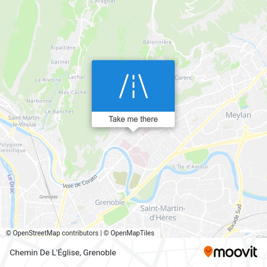 Chemin De L'Église map