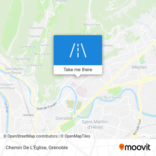Chemin De L'Église map