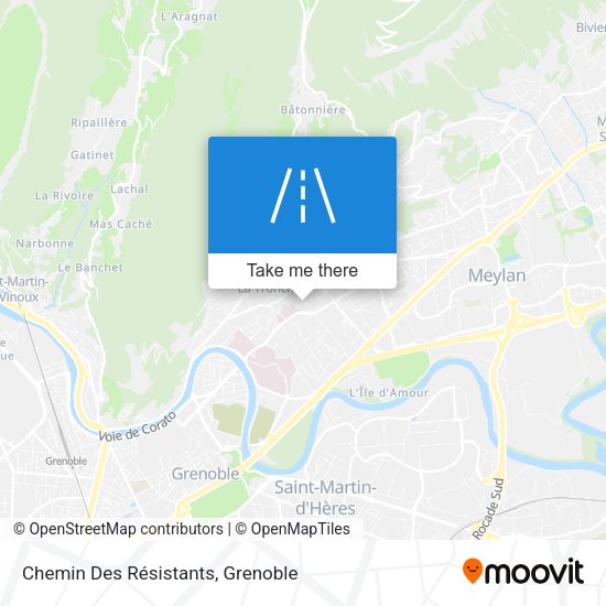 Chemin Des Résistants map