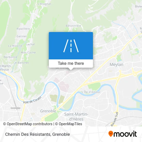 Chemin Des Résistants map