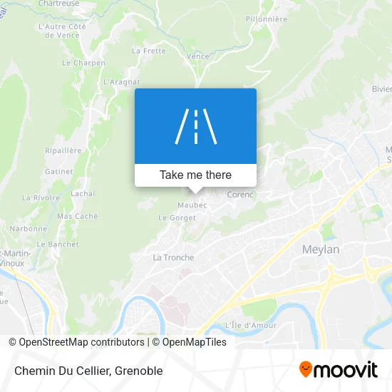 Chemin Du Cellier map
