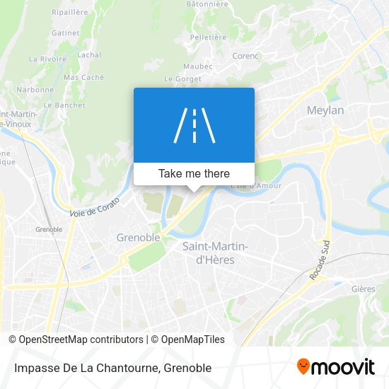 Impasse De La Chantourne map