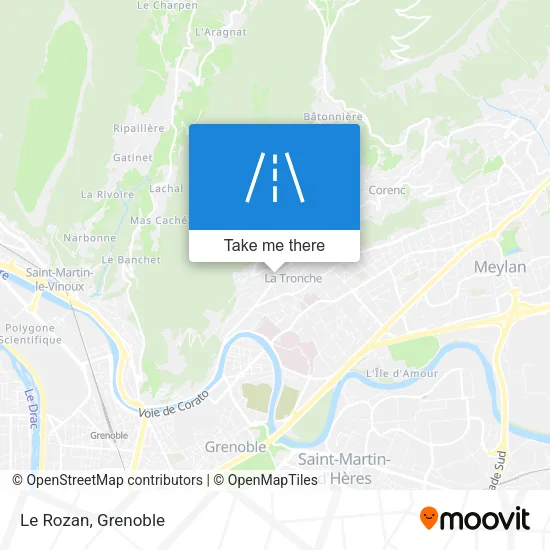 Le Rozan map