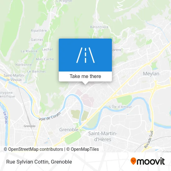 Rue Sylvian Cottin map