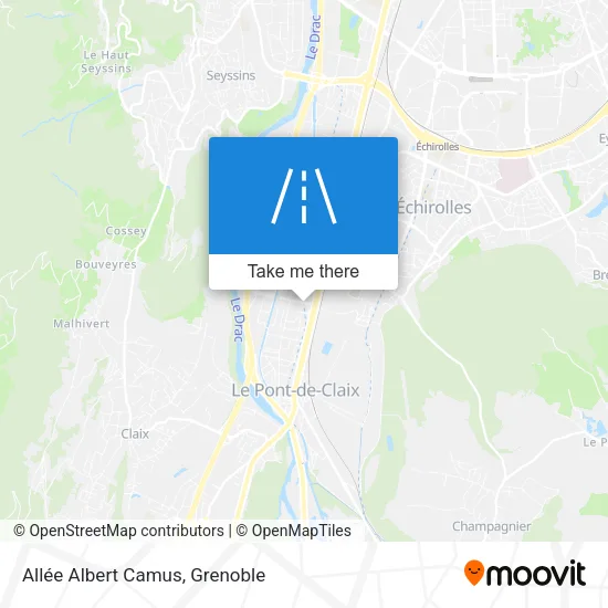 Allée Albert Camus map