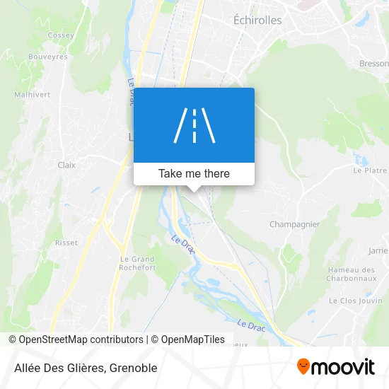 Allée Des Glières map