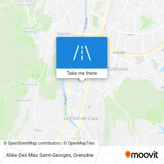 Allée Des Mas Saint-Georges map
