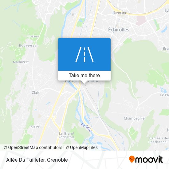 Allée Du Taillefer map