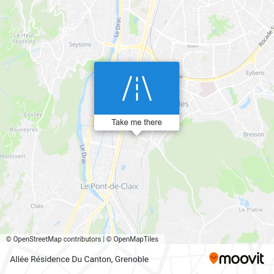 Allée Résidence Du Canton map