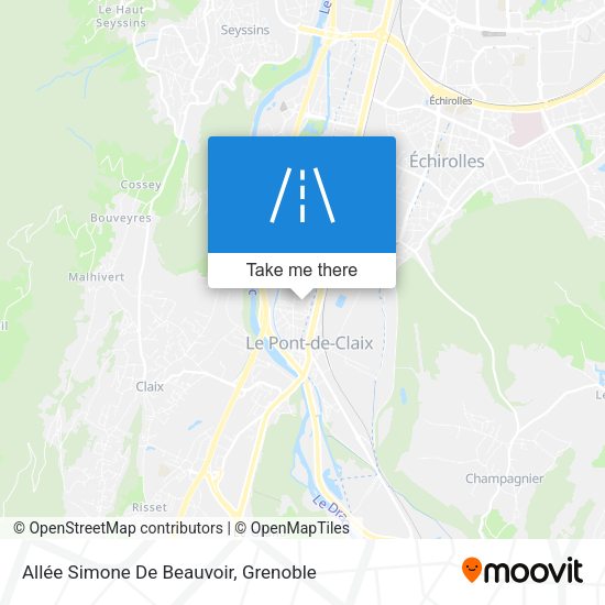 Allée Simone De Beauvoir map