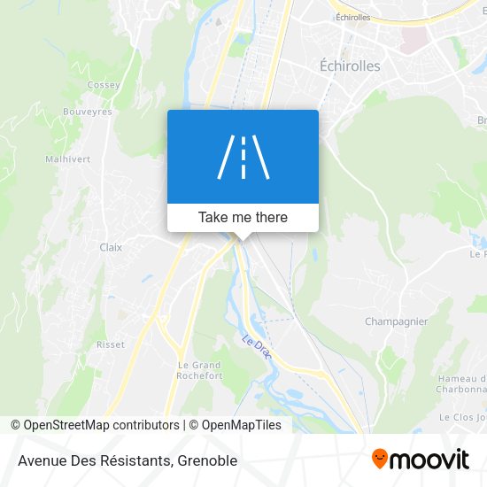 Avenue Des Résistants map
