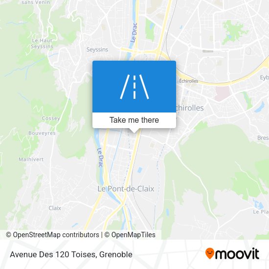 Avenue Des 120 Toises map