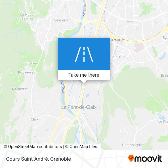 Cours Saint-André map