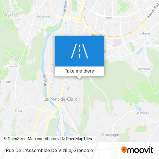 Rue De L'Assemblée De Vizille map