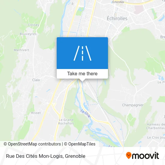 Rue Des Cités Mon-Logis map